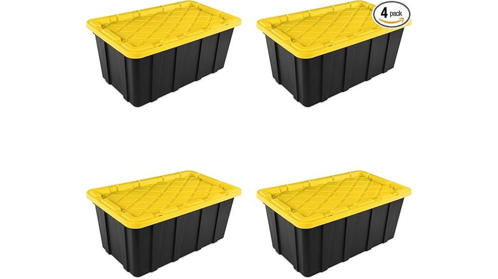 large stackable industrial tote