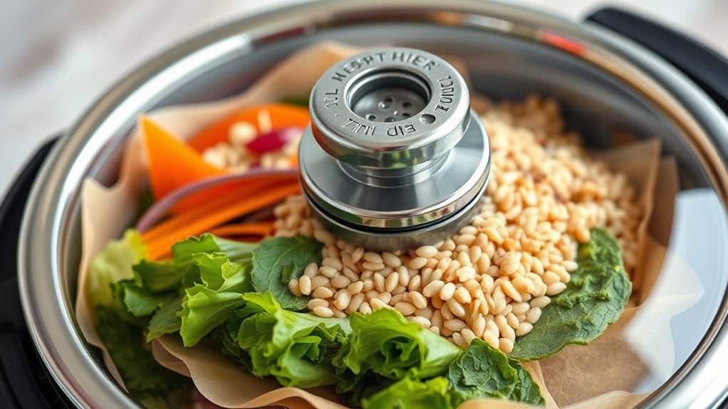 layer ingredients to prevent scorching