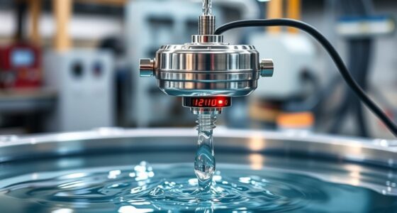 level sensors prevent spills
