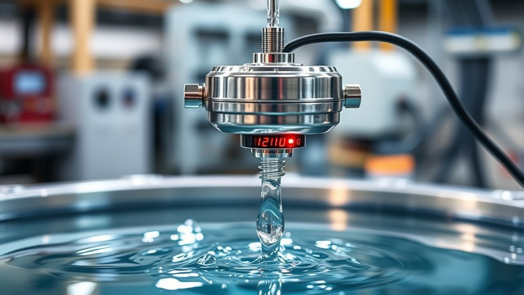 level sensors prevent spills