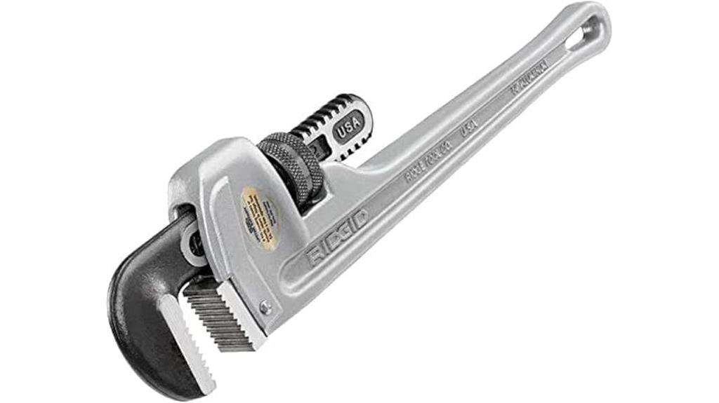 lightweight aluminum pipe wrench