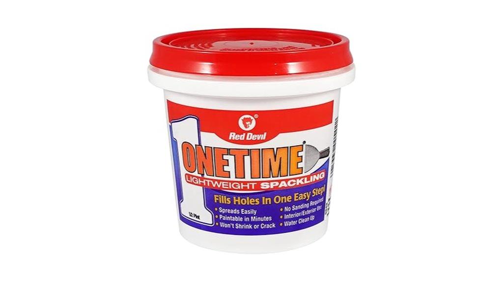 lightweight wall repair spackle
