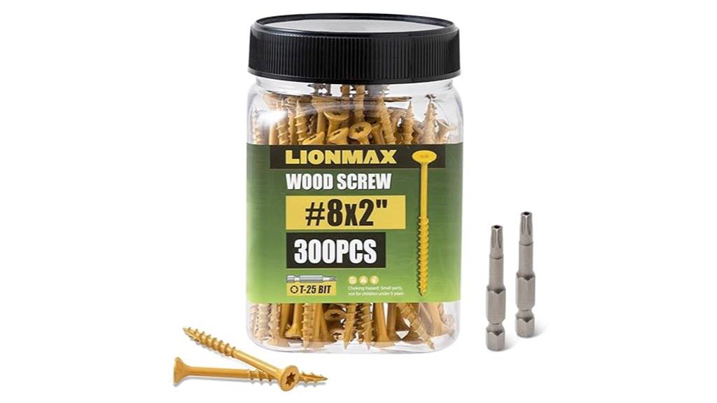 lionmax 2 inch screws