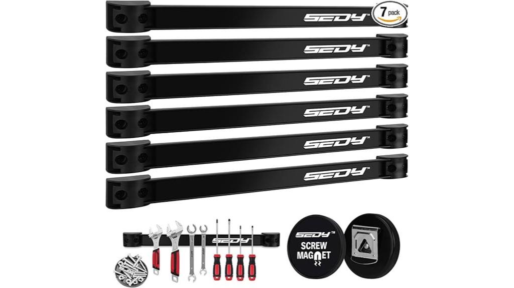 magnetic garage tool organizer