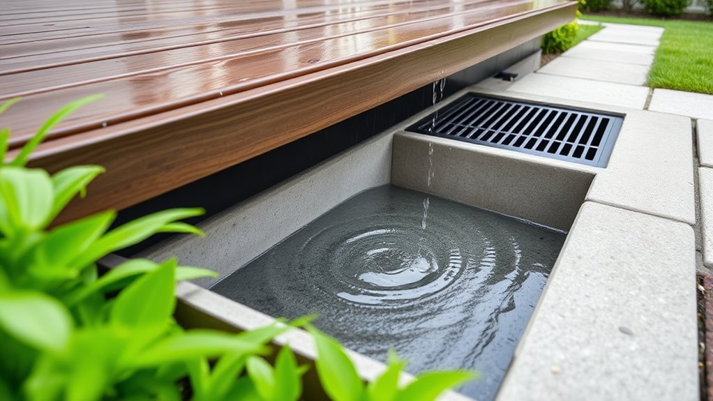 maintain clear properly sloped drainage