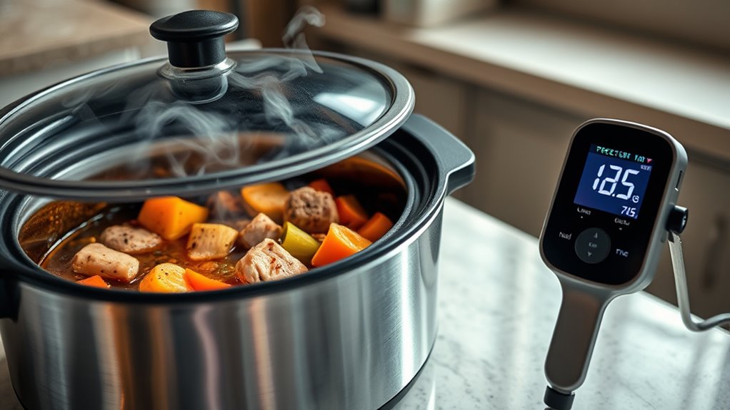 maintain safe cooking temperatures