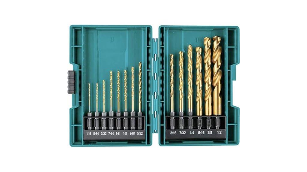 makita titanium drill set