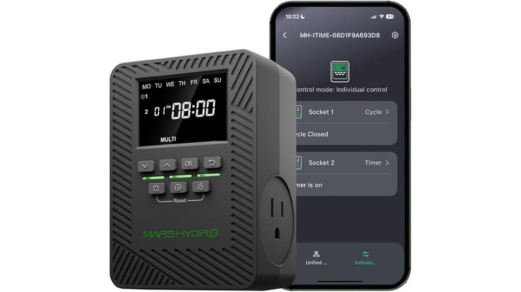 mars hydro smart timer