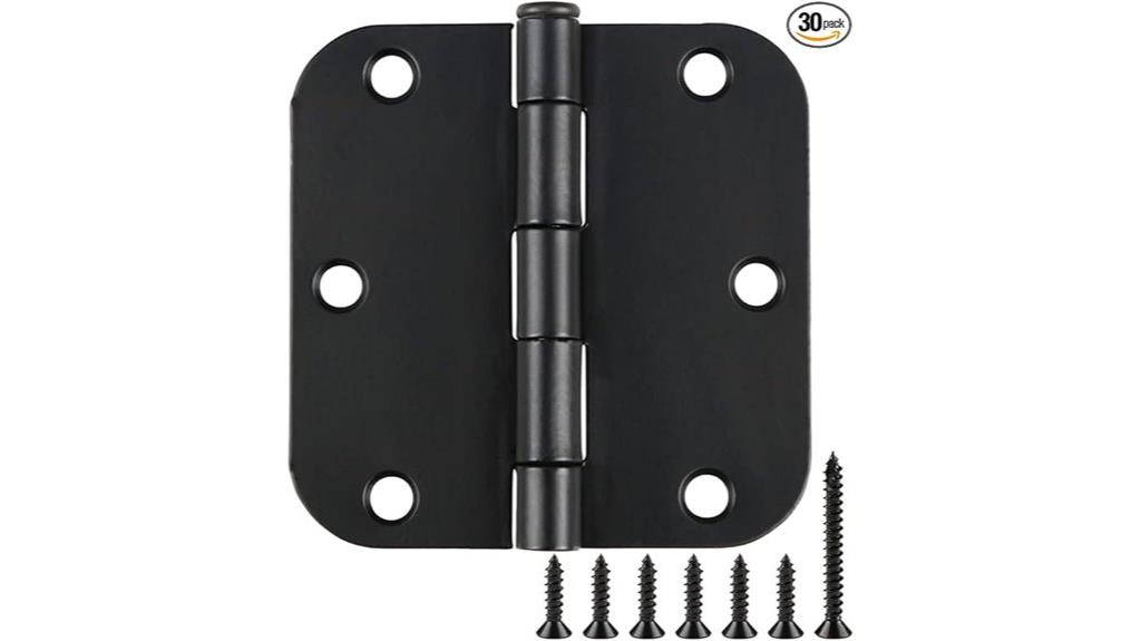 matte black door hinges