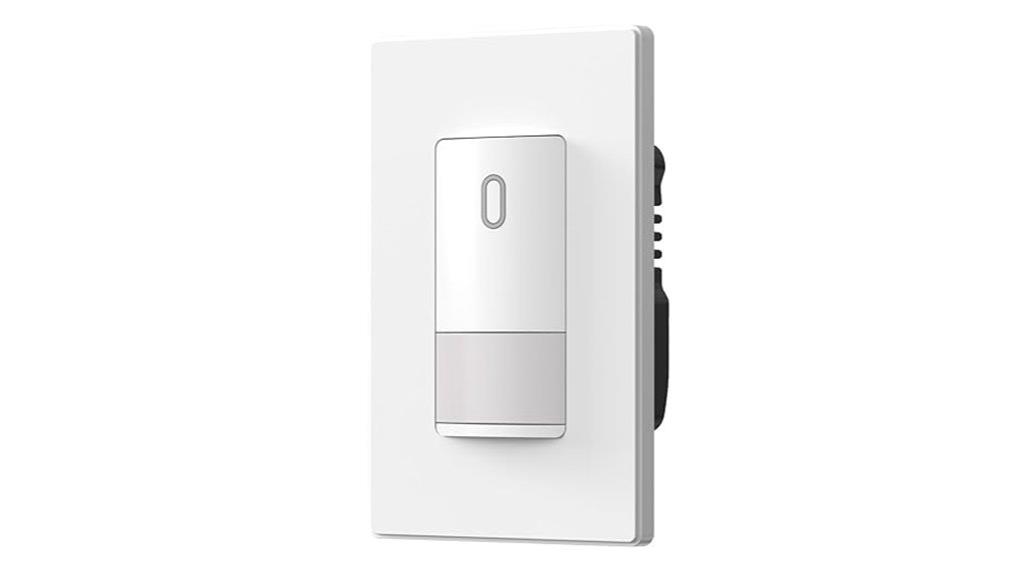 matte white motion switch
