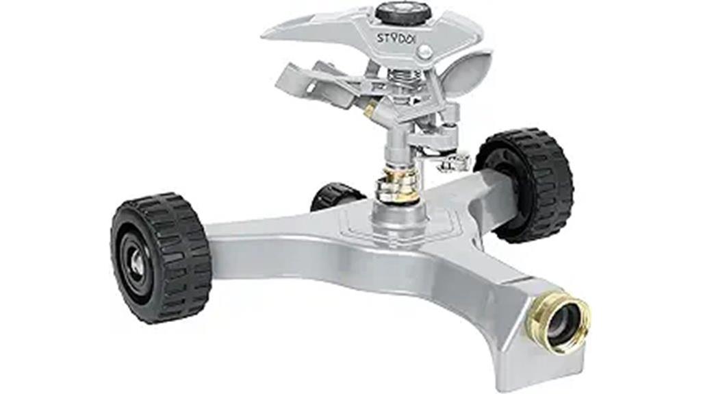 metal lawn sprinkler wheel