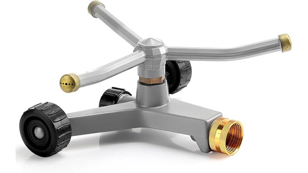 metal rotary lawn sprinkler