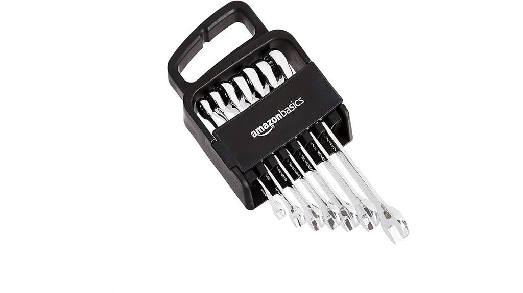 metric ratcheting wrench set