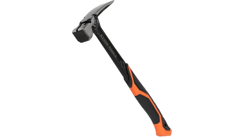 milled face framing hammer
