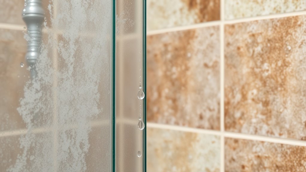 mineral buildup damages surfaces