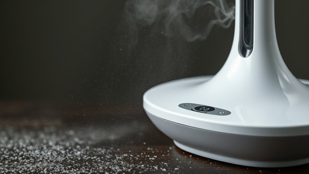 minerals cause white dust