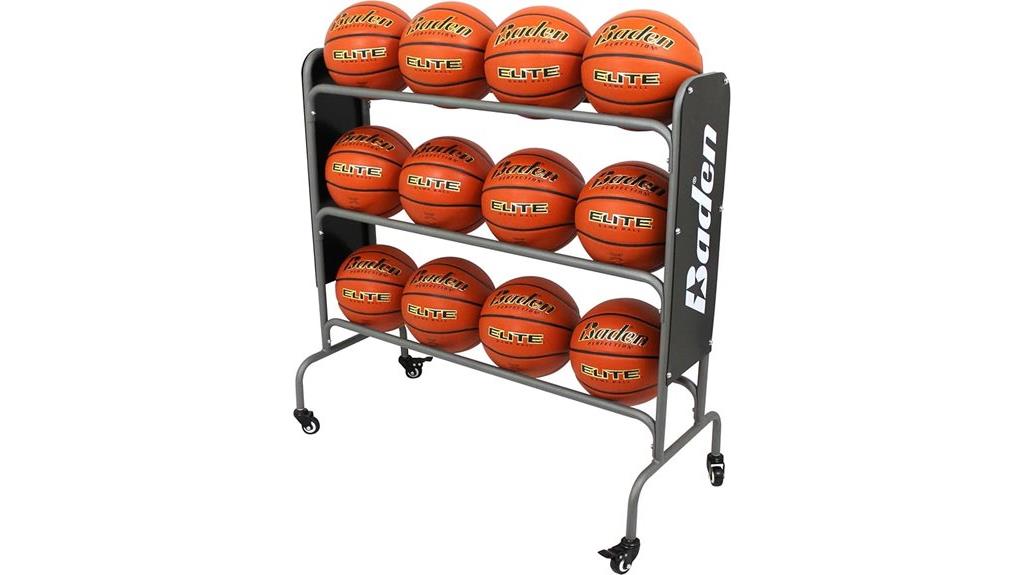 mobile steel basketball rack