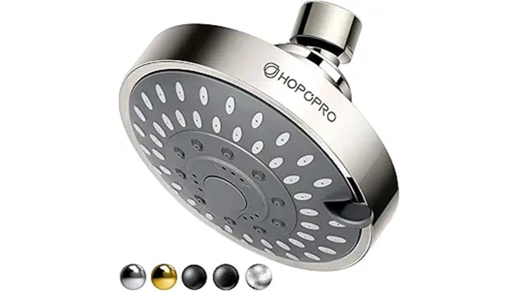 multi mode high pressure shower