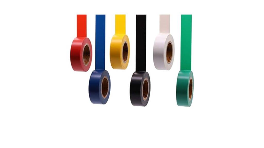 multicolor electrical tape pack