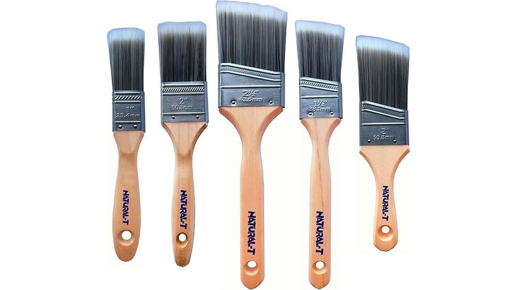 natural paint brushes pack