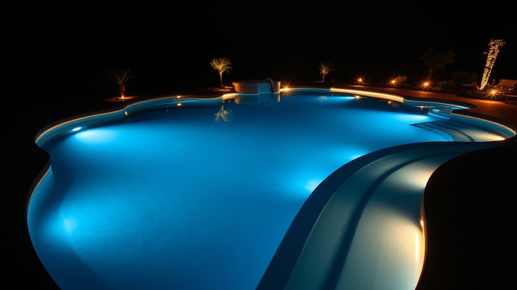 night pool lighting safety