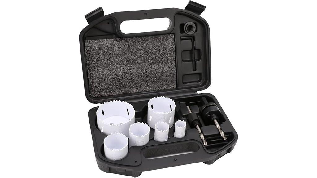 nine piece bi metal hole saw