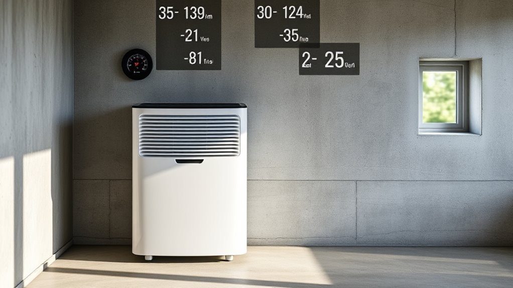 optimal basement dehumidifier placement