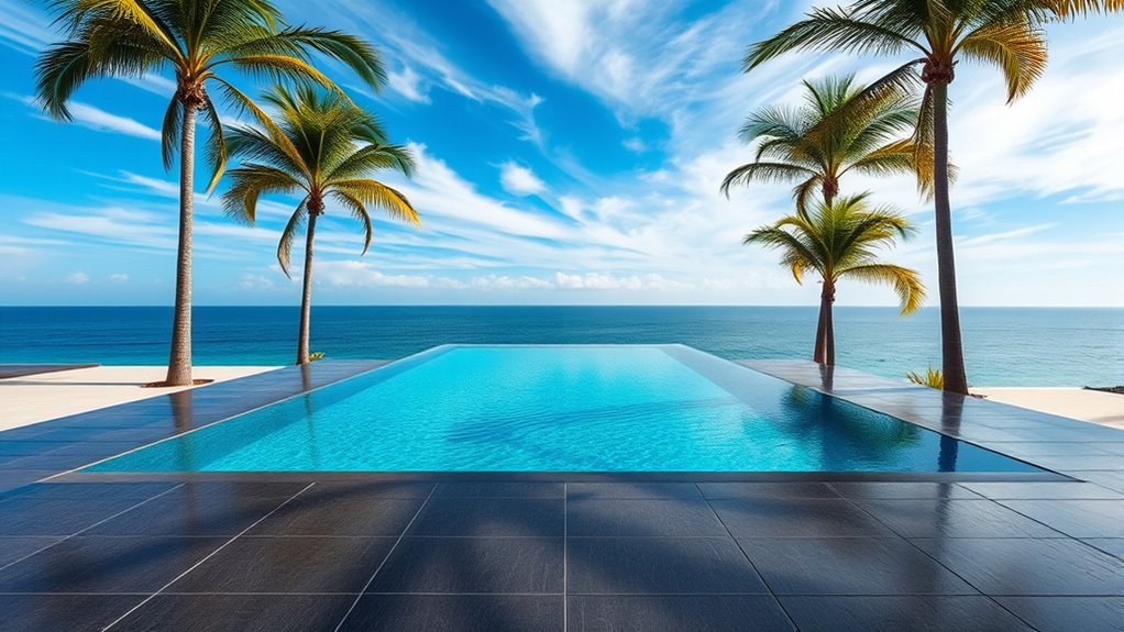 optimal vanishing edge pool placement