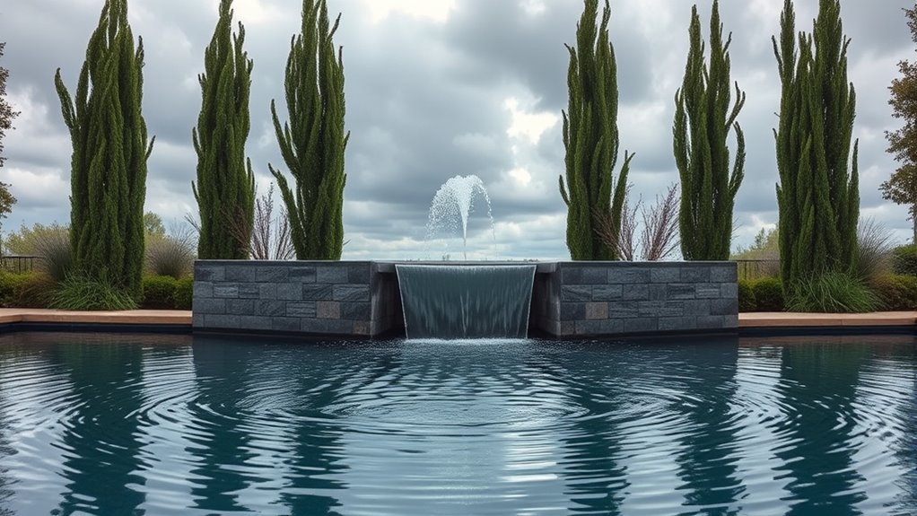 optimal wind resistant water placement