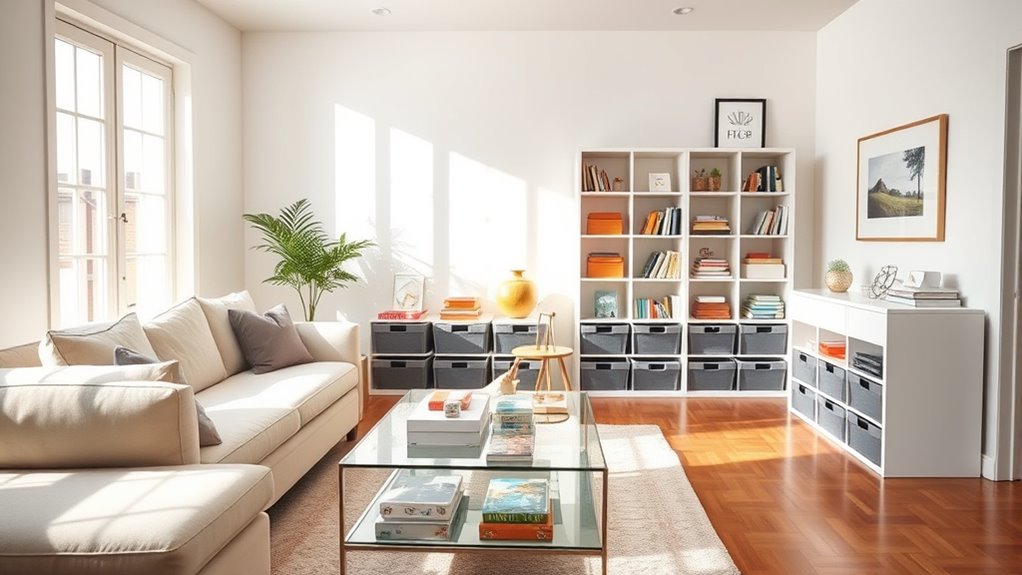 organized spaces enable faster cleaning