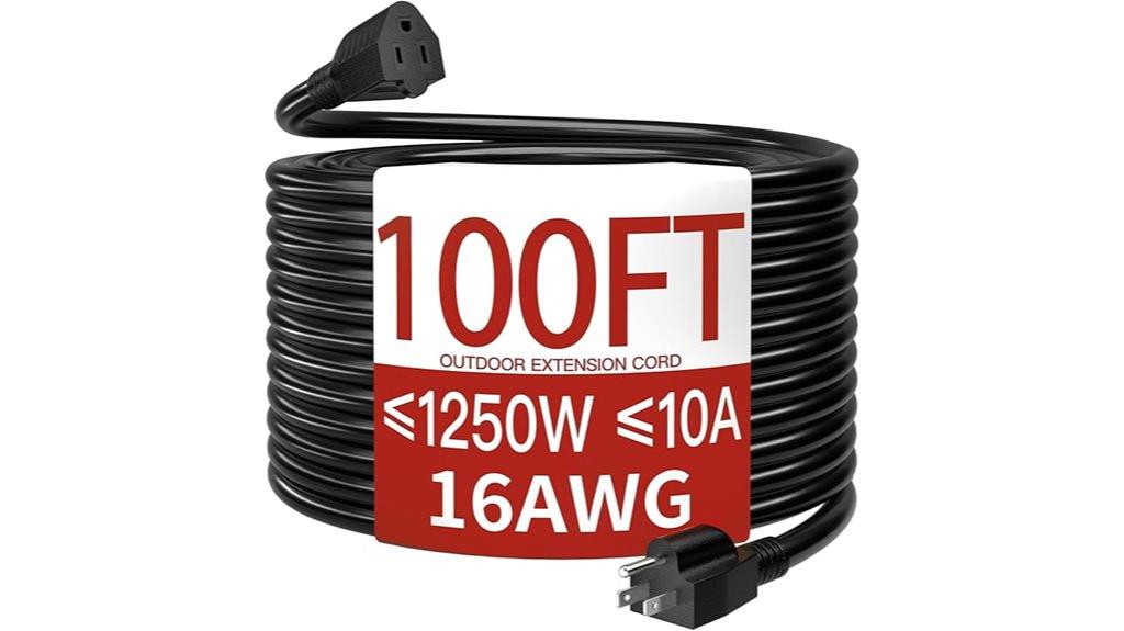 outdoor waterproof extension cord