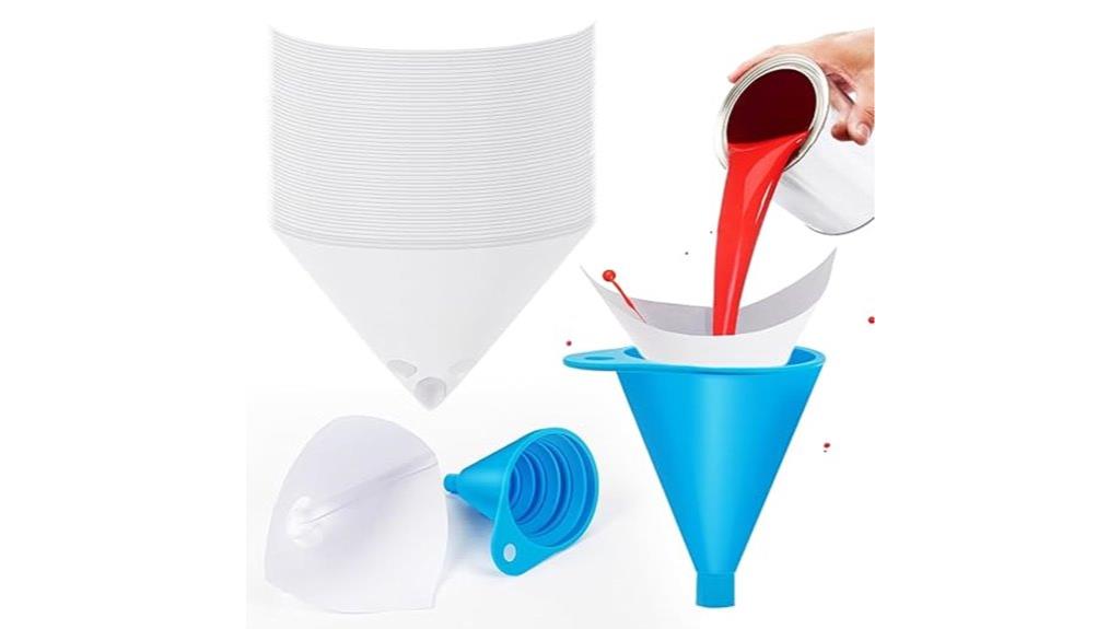 paint mixing cone strainers