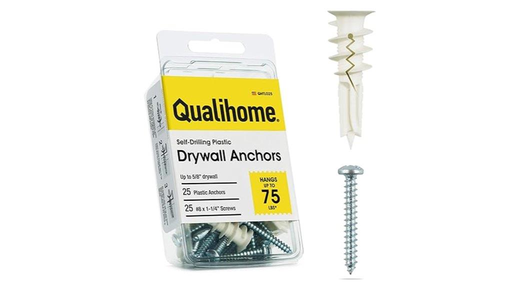 plastic drywall anchors
