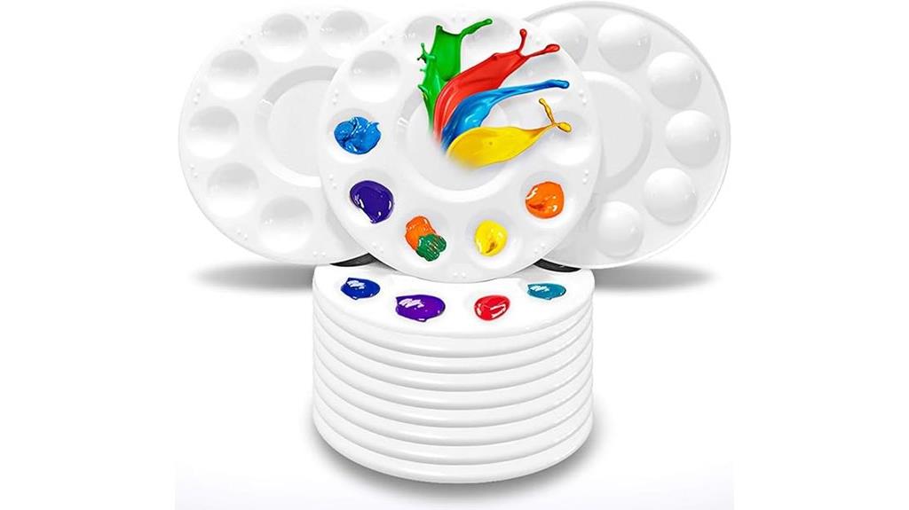 plastic paint pallet trays