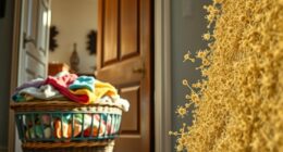 pollen enters through doors