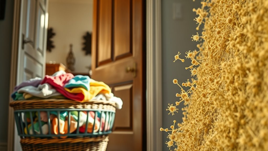 pollen enters through doors