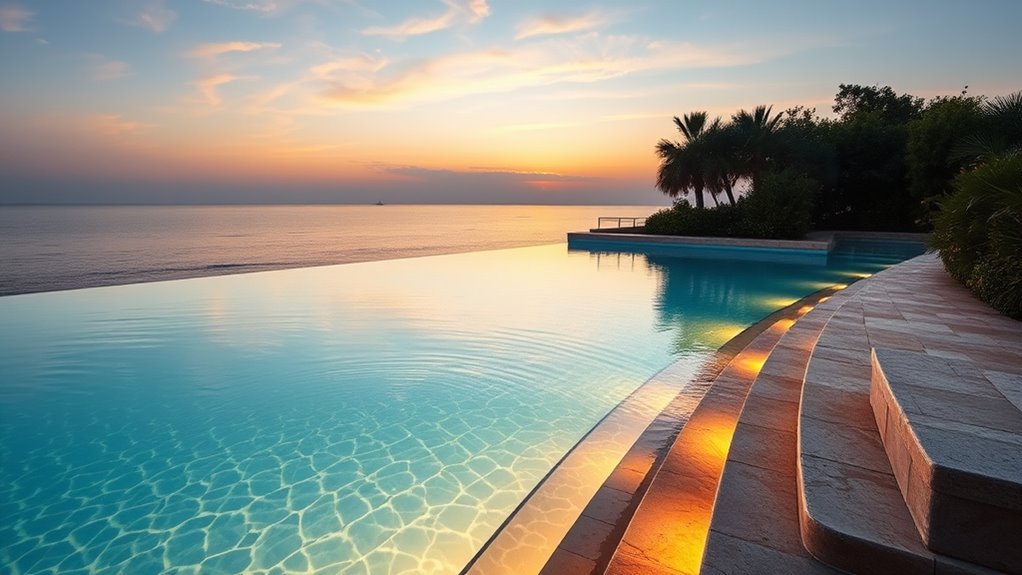 pool lighting and aesthetics