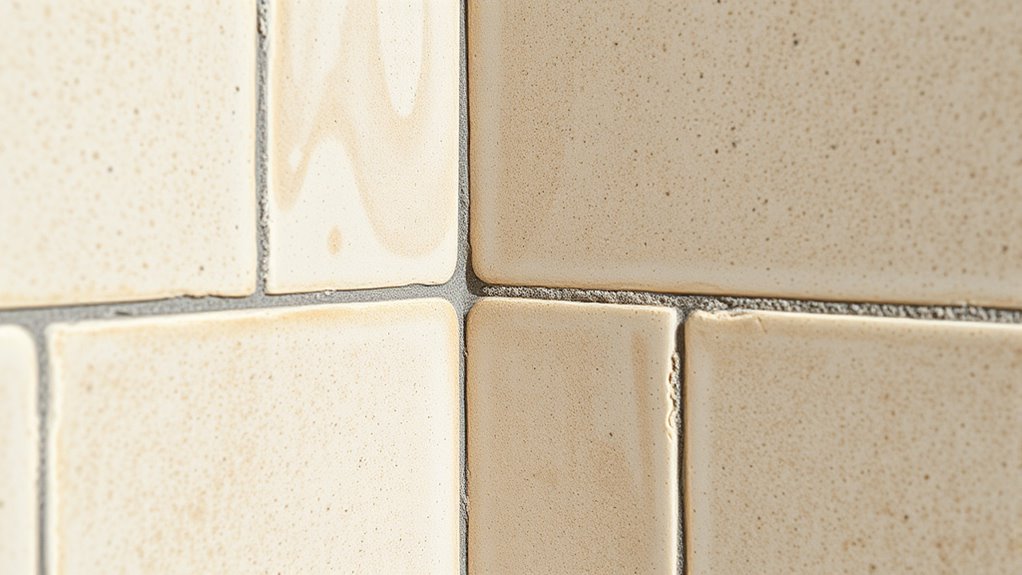 porous grout traps stains