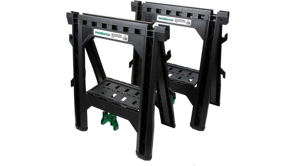 portable folding work supports