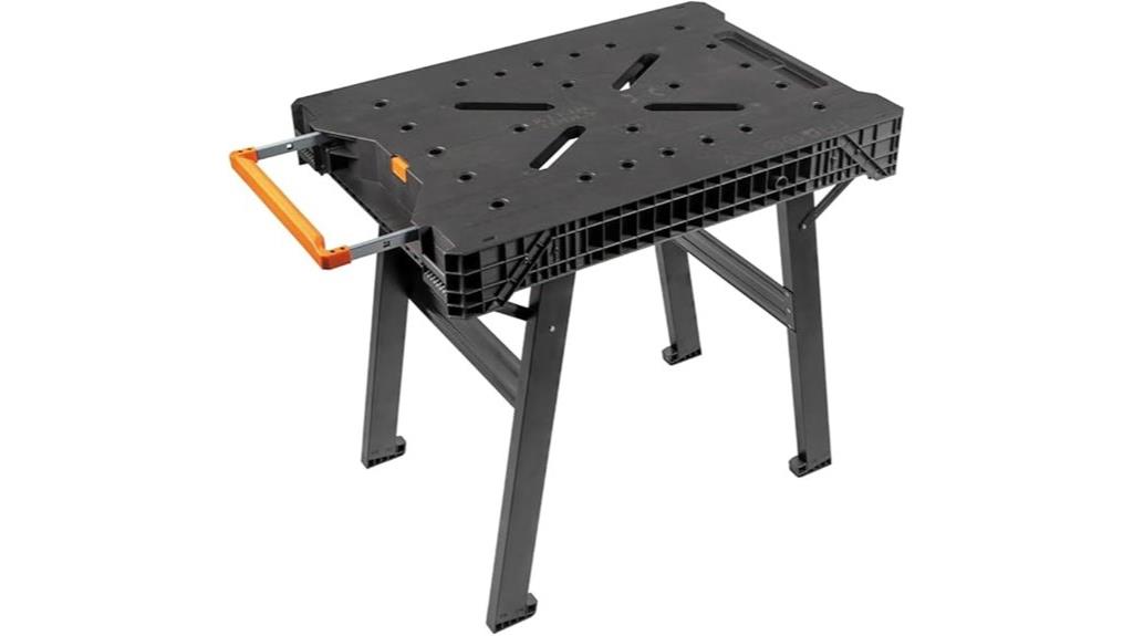 portable folding workbench