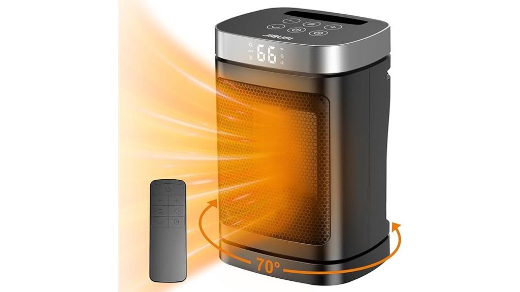 portable rotating space heater