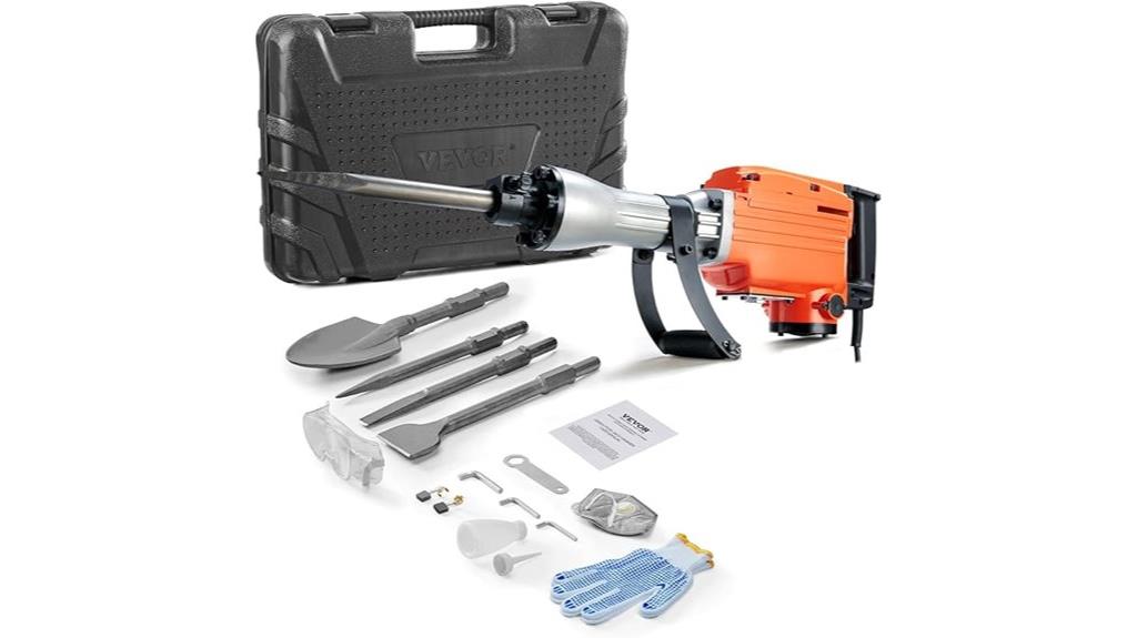powerful 2200w demolition tool