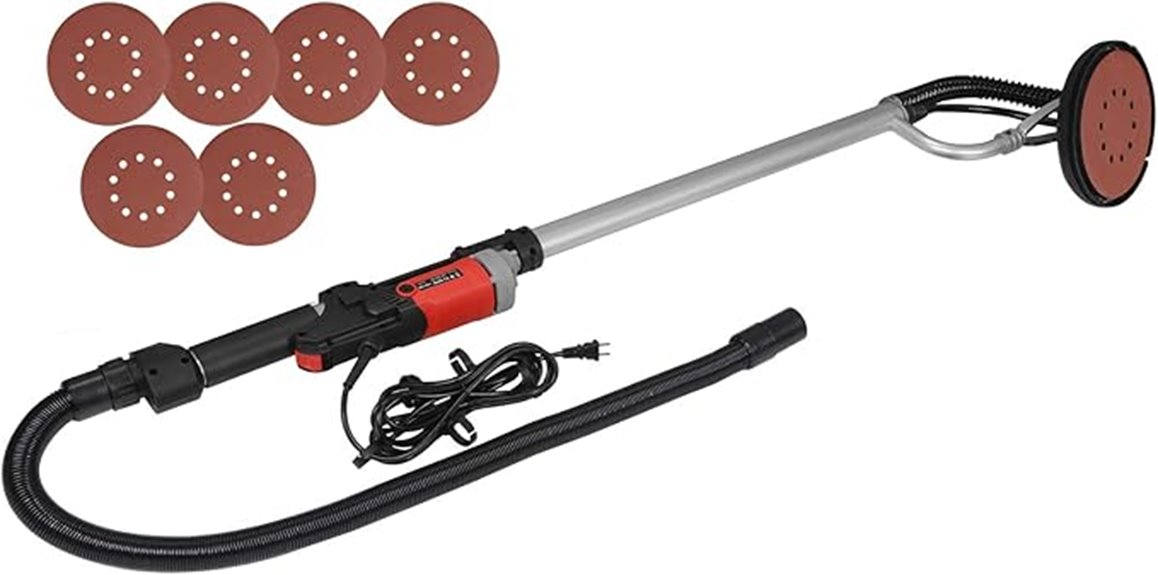 powerful adjustable drywall sander