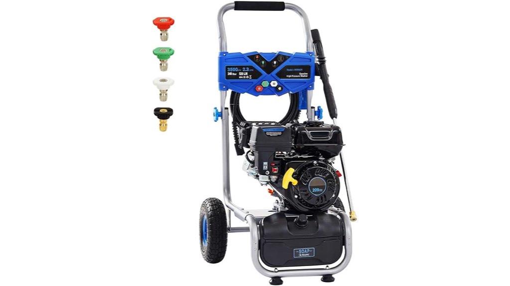 powerful gas pressure washer