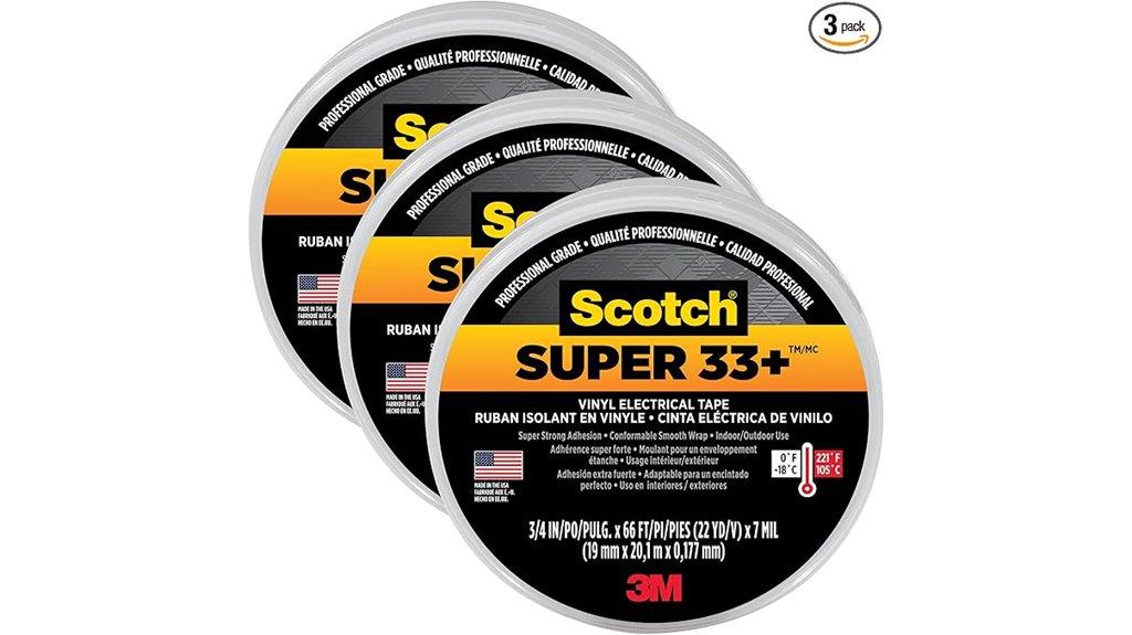 premium black electrical tape