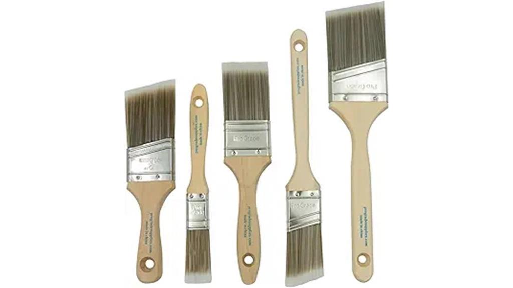 premium flat angle brushes