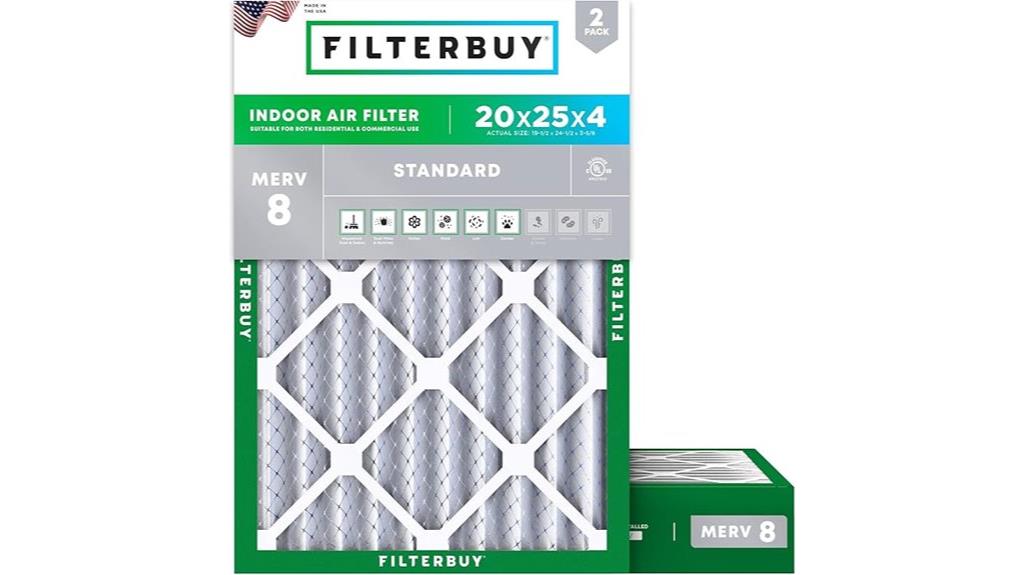 premium merv 8 filters pack