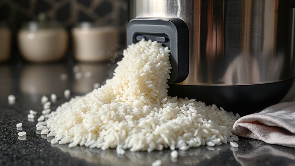 prevent overflows during cooking