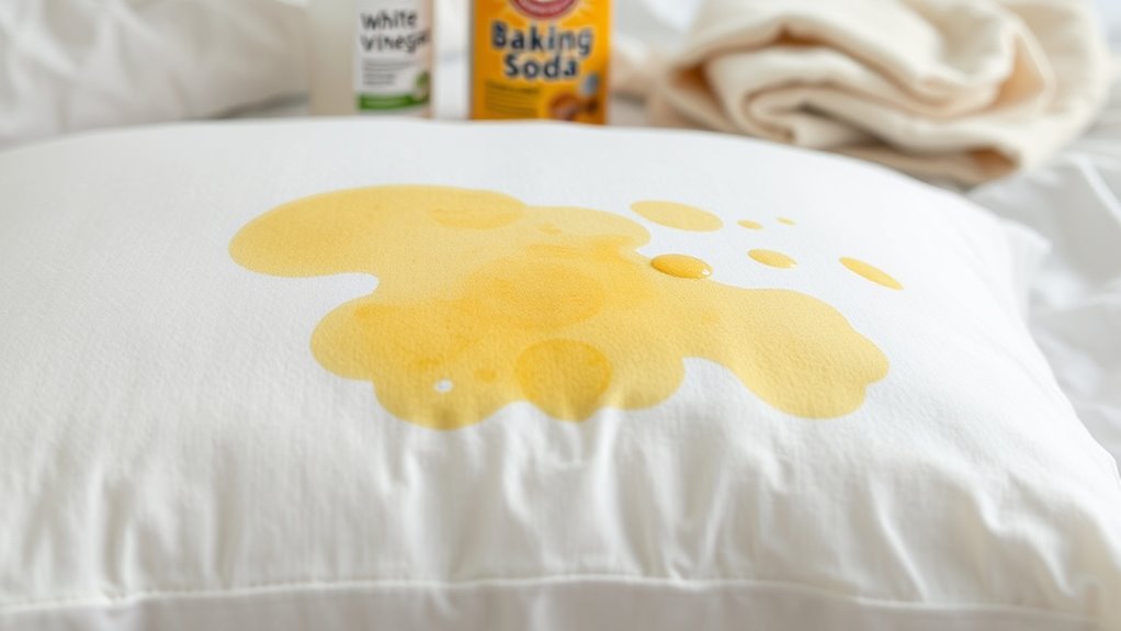 prevent pillow yellow stains