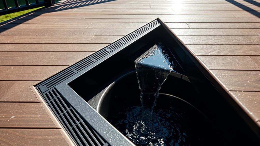 proper drainage and flow